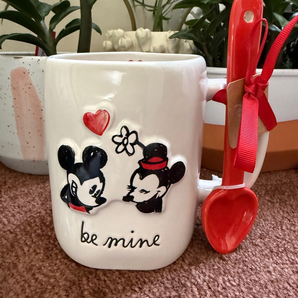 Disney Be Mine Mug with Red and Black Accents